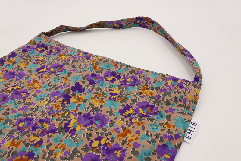 人気 ★EMIS★ PAINTING FLOWER ECO BAG SANDY BROWN Emis Painting Flower Eco Bag Sandy Brown | eBay