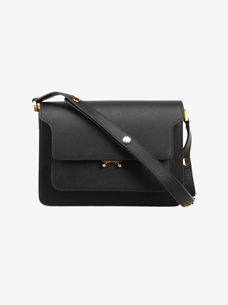 Women's Trunk Medium Bag With Logo Strap by Marni