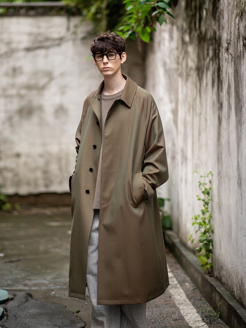 BEGIN 2.0.2비긴 2.0.2]Super 100s Washable Wool Gabardine Coat