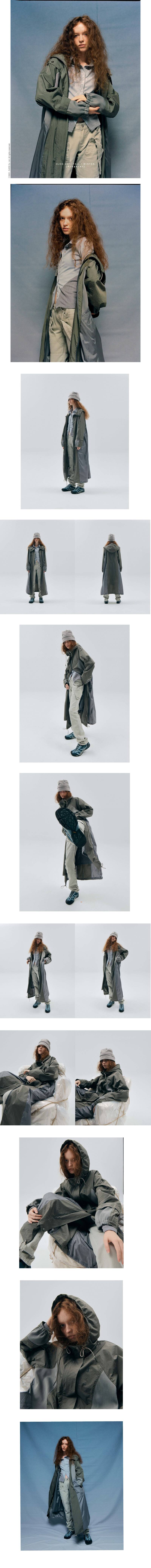 오호스]Maxi Safari Coat / Khaki