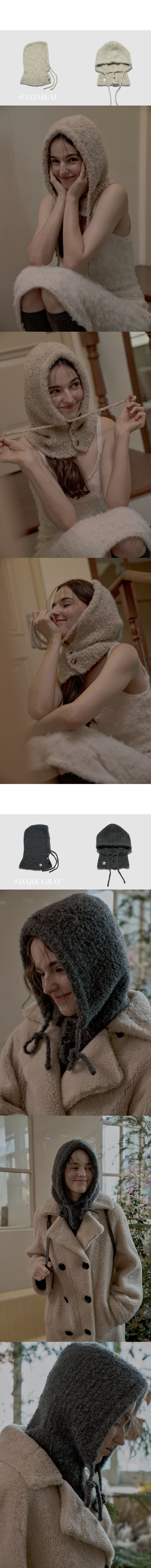 帽子・その他 [RaJu]SNUG BOUCLE BALACLAVA_9 COLOR Designer fashion, Seoul-fully created | W Concept