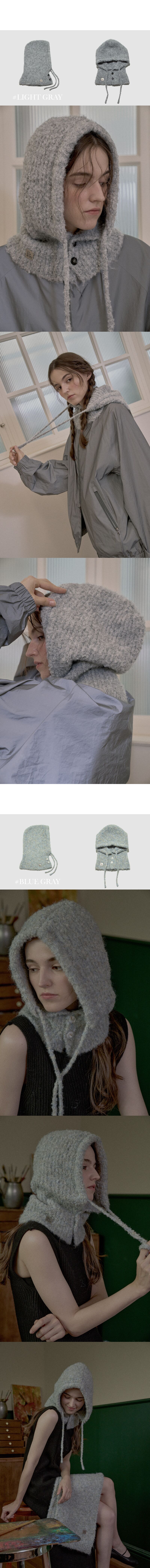라주][단독]Snug Boucle Balaclava 9 Color